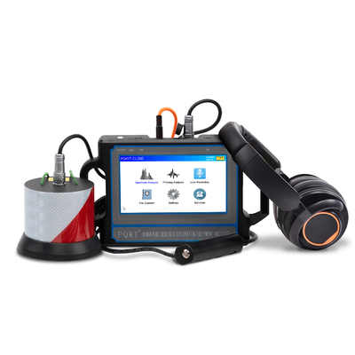 Attrezzatura ultrasonica 2M PQWT CL200 4000mAh del rivelatore sano della perdita dell'acqua