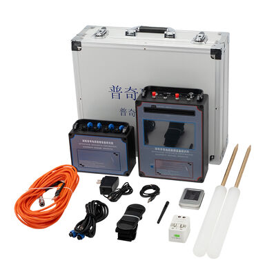 Rilevatore d'acqua PQWT-TC1200 con schermo LCD multi-frequenza da 1200 m di profondità per la ricerca di acque sotterranee profonde