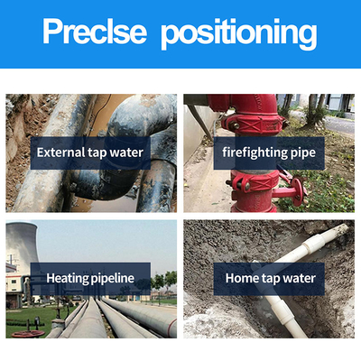 PQWT L2000 localizzatore di perdite di condotte sotterranee 5m Dispositivo di ascolto di perdite di tubi