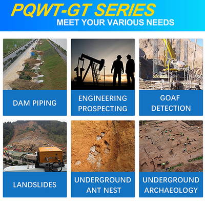 PQWT-GT2000A sotterraneo per la perforazione di pozzi in acque profonde 2000m Analisi automatica della mappa 3D Detettore di acque sotterranee rapido