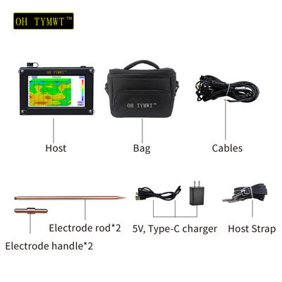 Detettore di acque sotterranee TYM Series Auto Graphing Resistivity Geophysical Survey Equipment