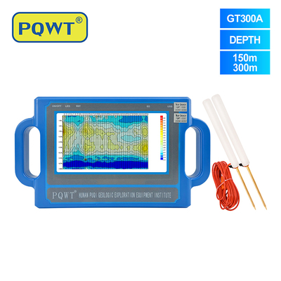 Rilevatore di acque sotterranee PQWT S300, profondità 300m, schermo touchscreen da 7 pollici