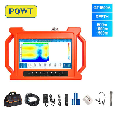 PQWT-GT1500A Analisi automatica multicanale attrezzatura di rilevamento dell'acqua a lungo raggio rilevatore di acque sotterranee profonde