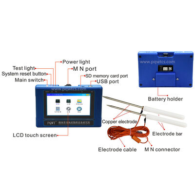 PQWT TC150 Best Selling 150m Deep Underground Borehole Water Survey Detection Machine Detettore di acque sotterranee