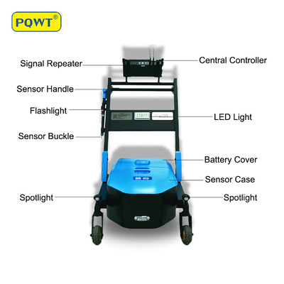 20M Avviso di perdita di acqua Detettore di perdite di acqua Camionetto PQWT LDC 9m sottoterra
