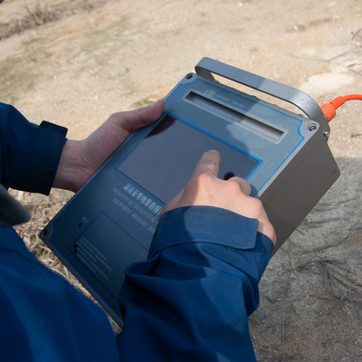 tracciato del bottone della macchina PQWT-WT700 uno dei metal detectori di estrazione mineraria di profondità di 600m