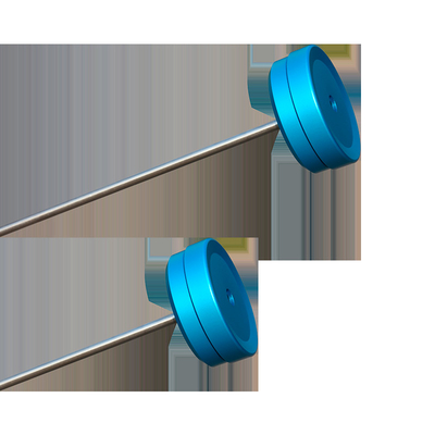 sonda della lega di alluminio del bastone del rivelatore di perdita della conduttura dell'acqua di 1.8m
