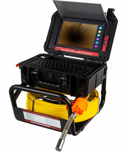 sistema di ispezione della parete del tubo 10.1Inch che gira videocamera da pesca subacquea