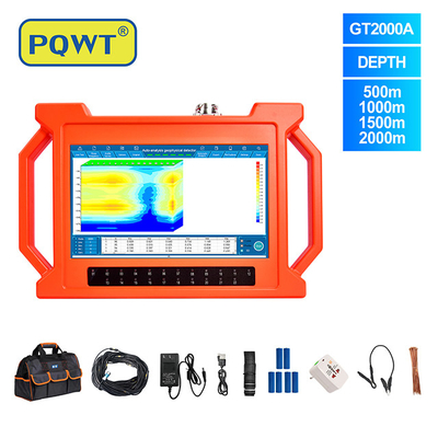 PQWT-GT2000A sotterraneo per la perforazione di pozzi in acque profonde 2000m Analisi automatica della mappa 3D Detettore di acque sotterranee rapido