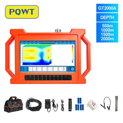PQWT-GT2000A sotterraneo per la perforazione di pozzi in acque profonde 2000m Analisi automatica della mappa 3D Detettore di acque sotterranee rapido