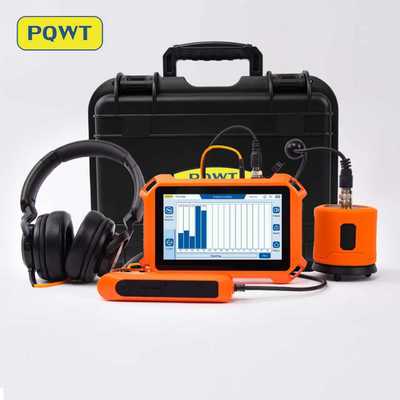 Detettore di perdite PQWT-125B con riconoscimento di perdite AI e risonanza a doppia membrana per una precisione di ± 1 m nel rilevamento delle condotte idriche