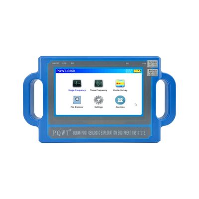 Rilevatore d'acqua PQWT con 8 canali, intervallo di misurazione 0-1500mV e supporto multilingue per la rilevazione delle acque sotterranee